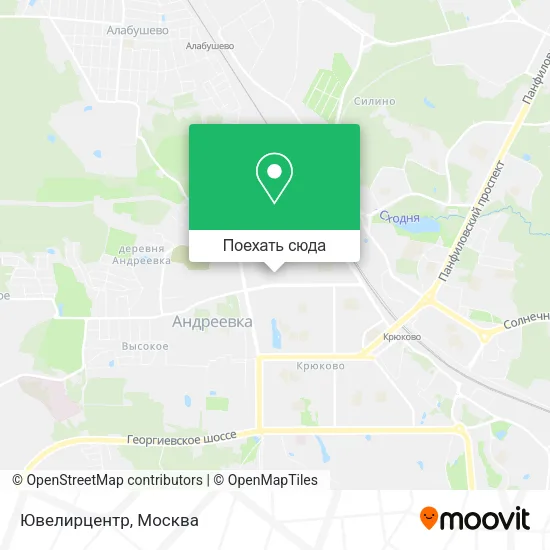Карта Ювелирцентр