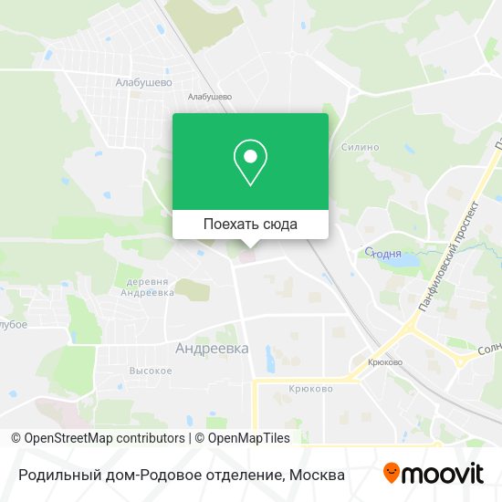 Карта Родильный дом-Родовое отделение