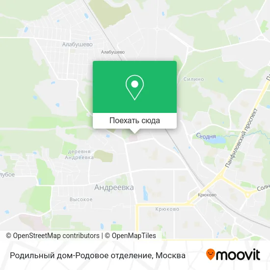 Карта Родильный дом-Родовое отделение