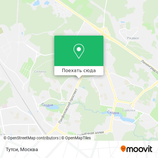 Карта Тутси