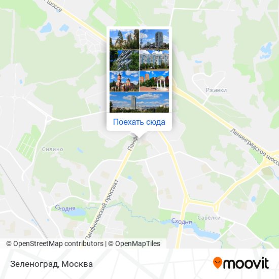 Карта Зеленоград