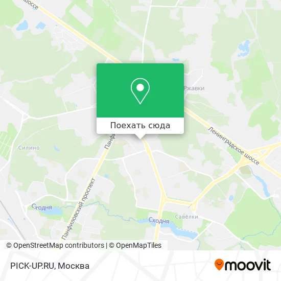 Карта PICK-UP.RU