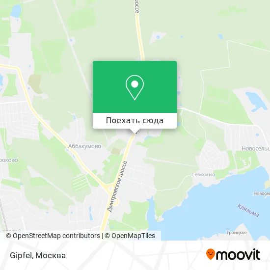 Карта Gipfel