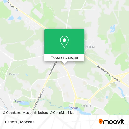 Карта Лапоть
