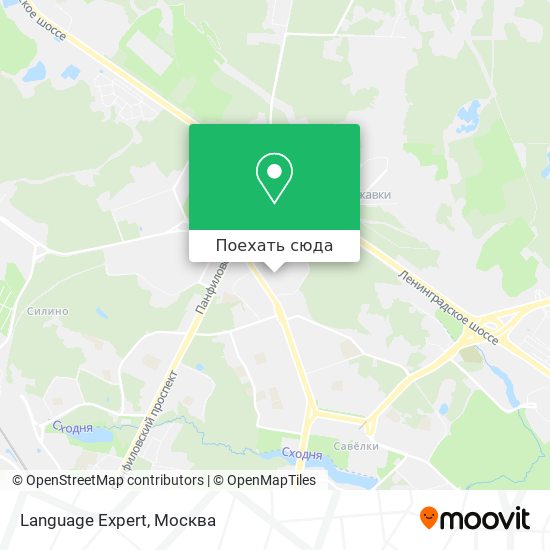 Карта Language Expert