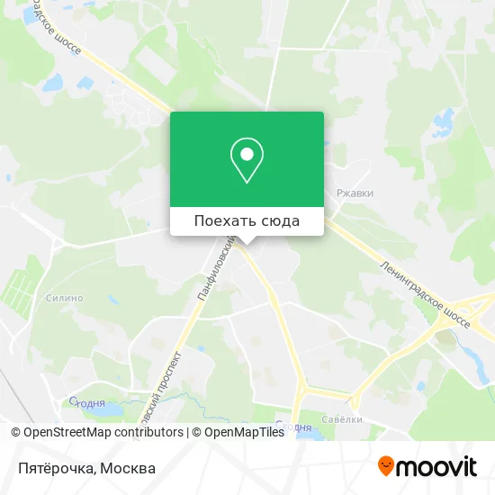 Карта Пятёрочка