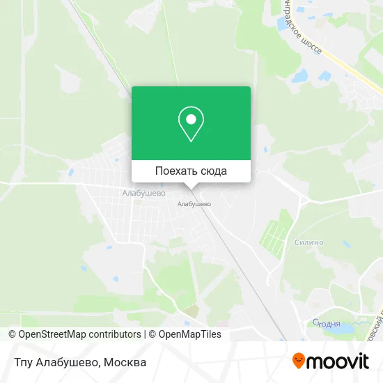 Карта Тпу Алабушево