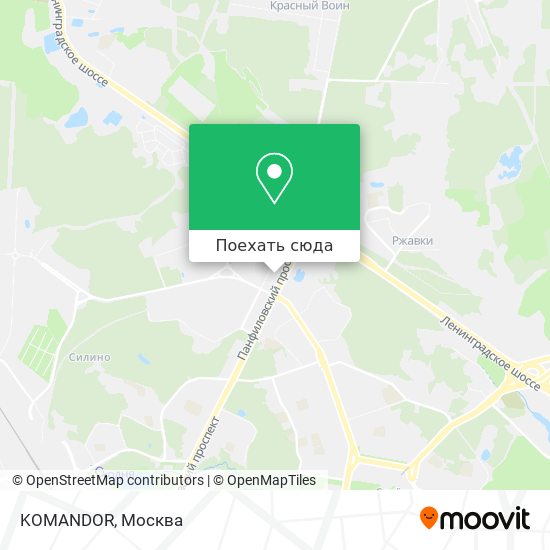 Карта KOMANDOR