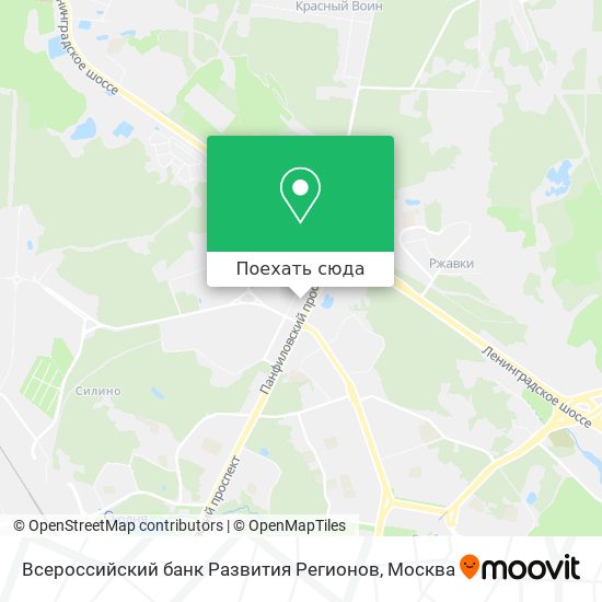 Карта Всероссийский банк Развития Регионов