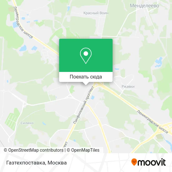 Карта Газтехпоставка