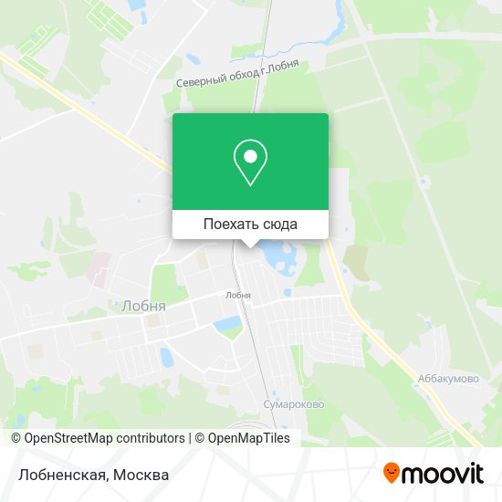 Карта Лобненская