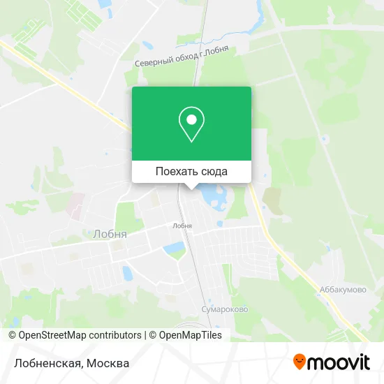 Карта Лобненская