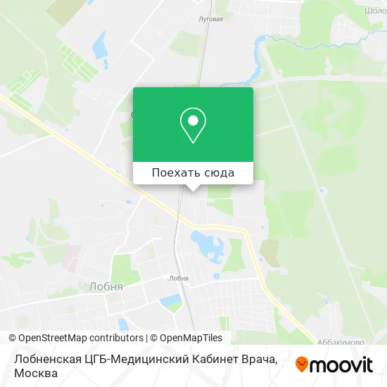 Карта Лобненская ЦГБ-Медицинский Кабинет Врача