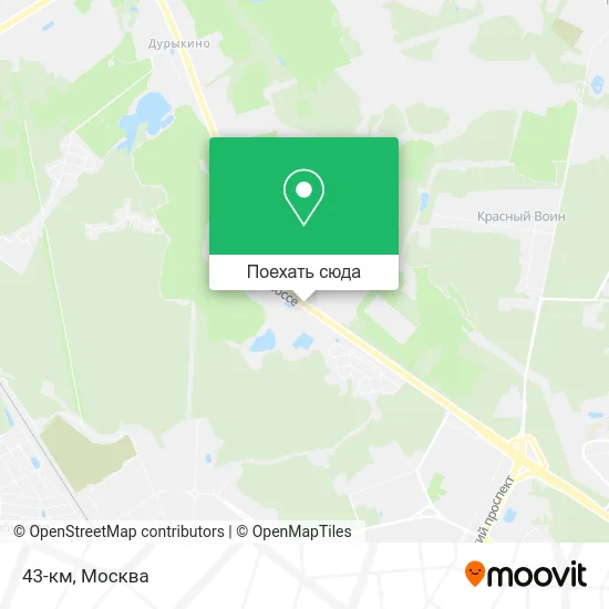 Карта 43-км