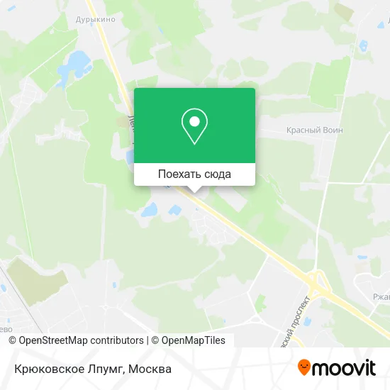 Карта Крюковское Лпумг