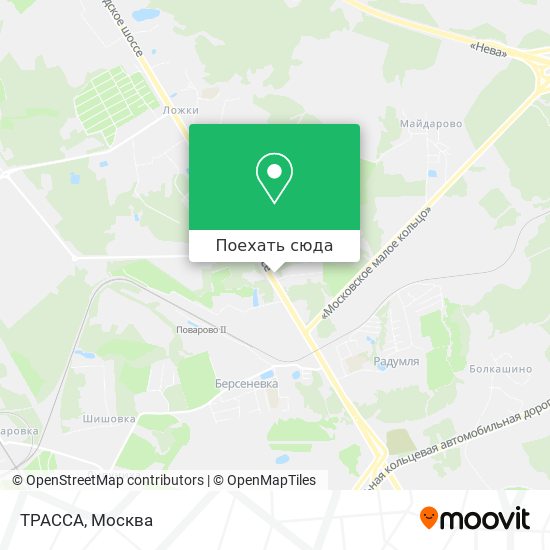 Карта ТРАССА