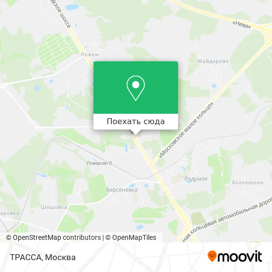 Карта ТРАССА