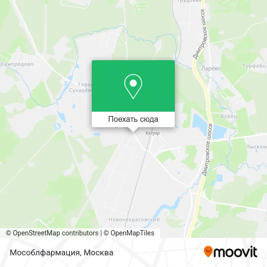 Карта Мособлфармация