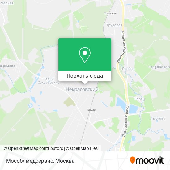 Карта Мособлмедсервис