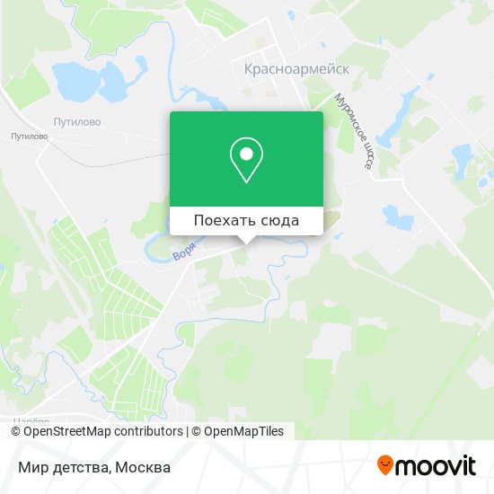 Карта Мир детства
