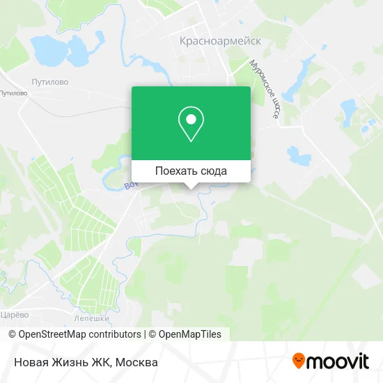 Карта Новая Жизнь ЖК