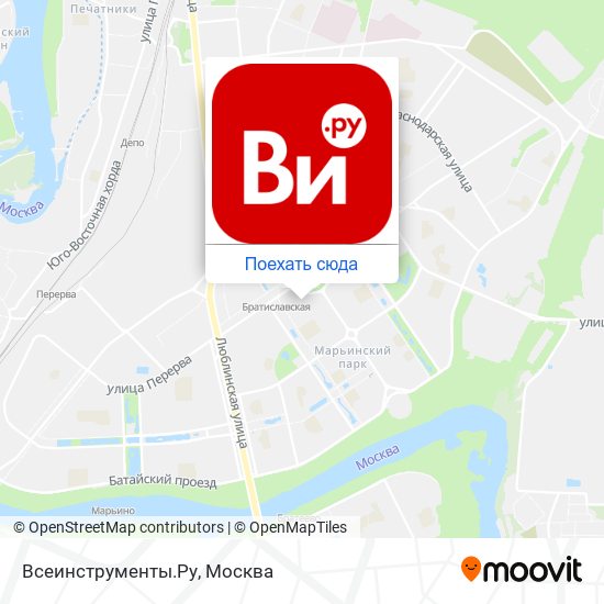 Карта Всеинструменты.Ру