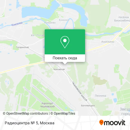 Карта Радиоцентра № 5