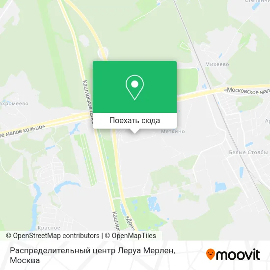 Карта Распределительный центр Леруа Мерлен