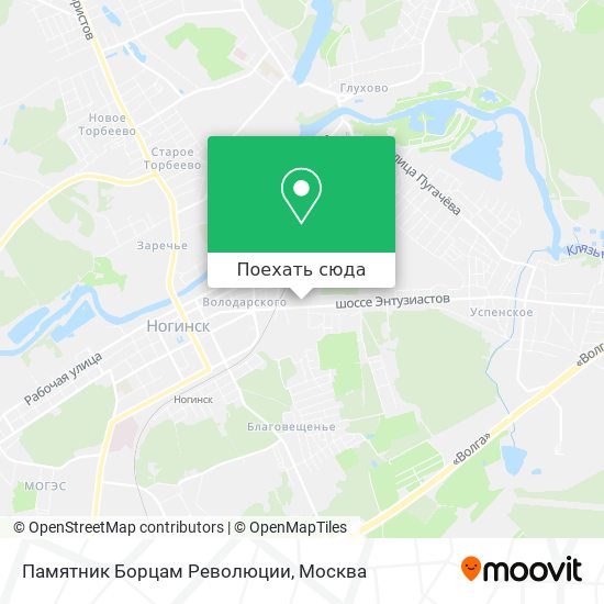 Карта Памятник Борцам Революции