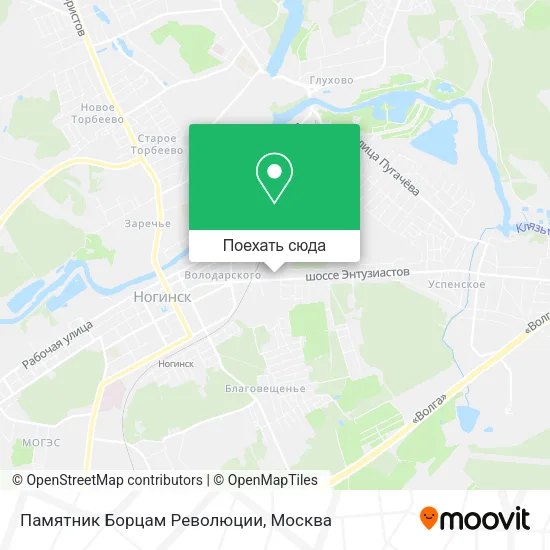 Карта Памятник Борцам Революции