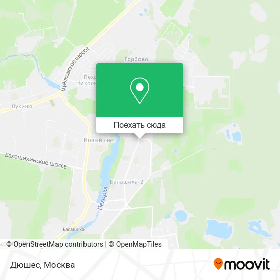Карта Дюшес