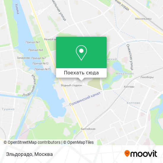 Карта Эльдорадо