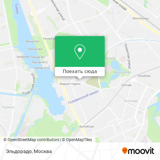 Карта Эльдорадо