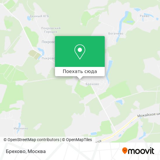 Карта Брехово