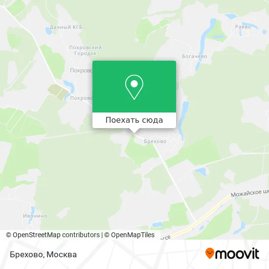 Карта Брехово