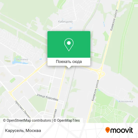 Карта Карусель