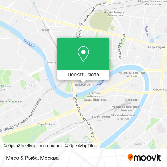 Карта Мясо & Рыба