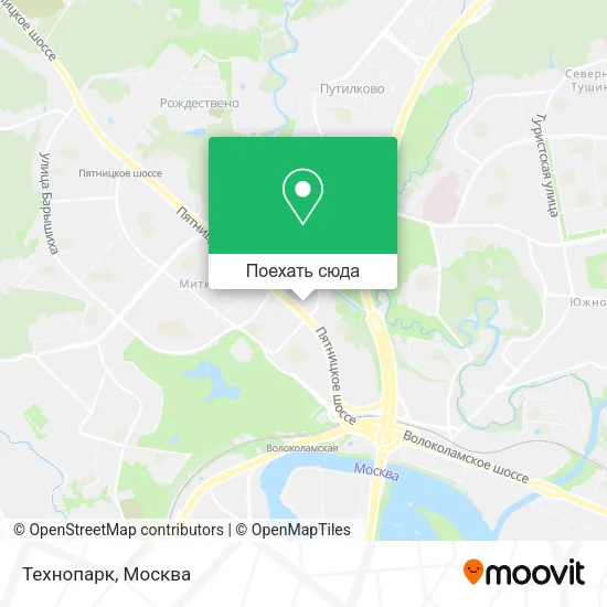 Карта Технопарк