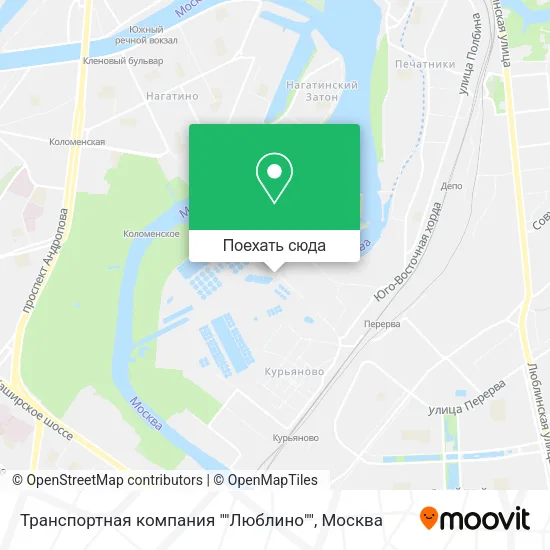 Карта Транспортная компания ""Люблино""