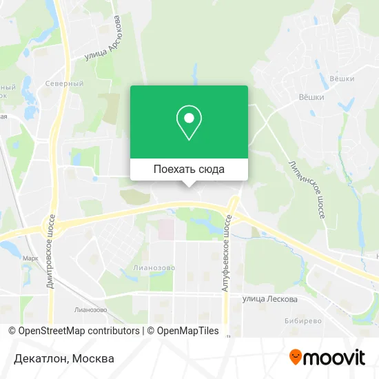 Карта Декатлон