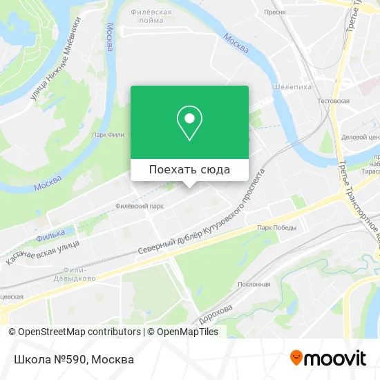 Карта Школа №590