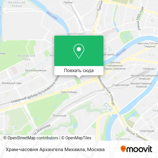 Карта Храм-часовня Архангела Михаила