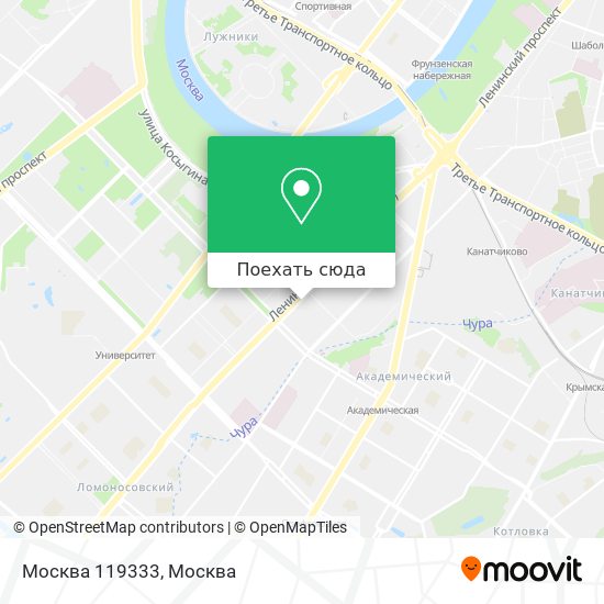 Карта Москва 119333
