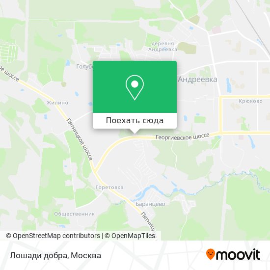 Карта Лошади добра