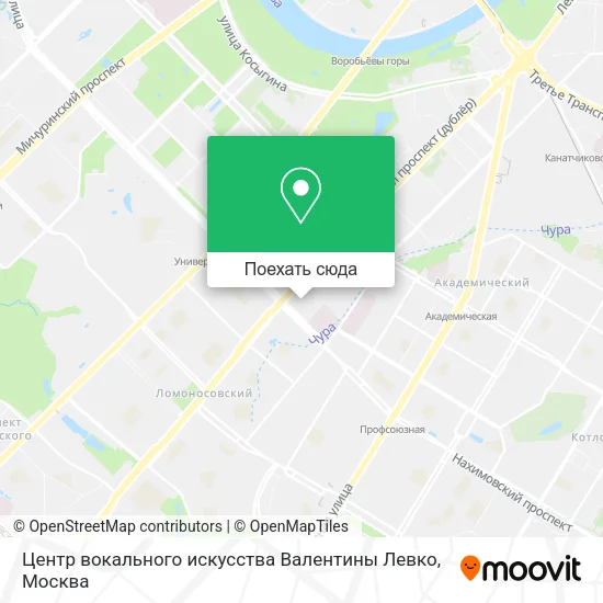 Карта Центр вокального искусства Валентины Левко