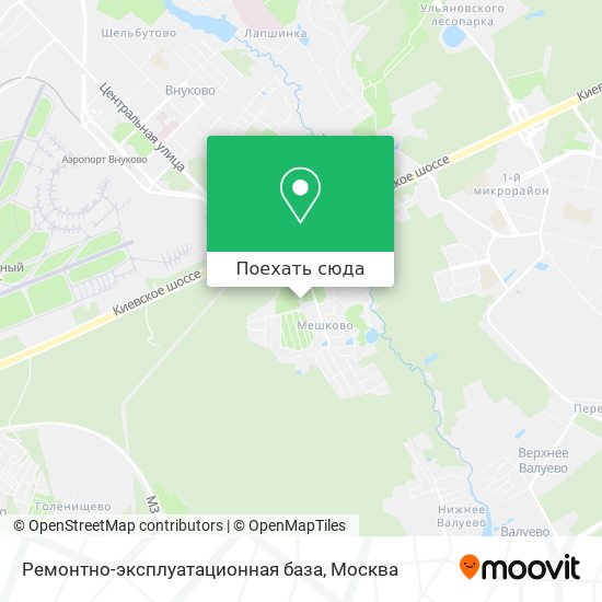 Карта Ремонтно-эксплуатационная база