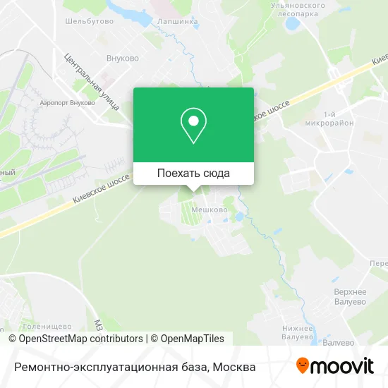 Карта Ремонтно-эксплуатационная база
