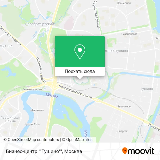 Карта Бизнес-центр ""Тушино""