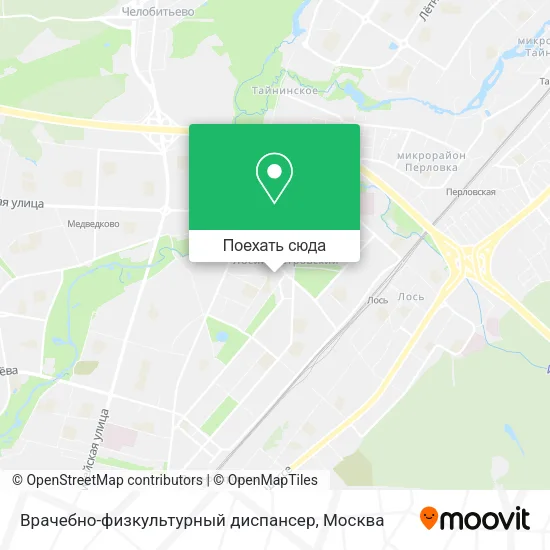 Карта Врачебно-физкультурный диспансер