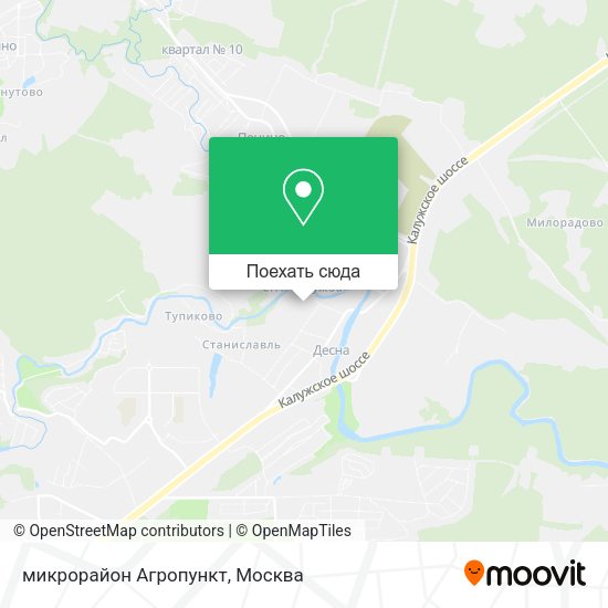 Карта микрорайон Агропункт